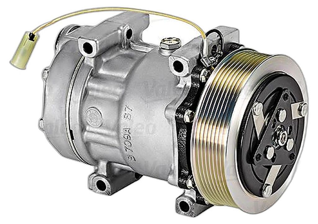Klimakompressor 24 V R 134a Ø 132 mm VALEO passend für u.a. VOLVO FH16