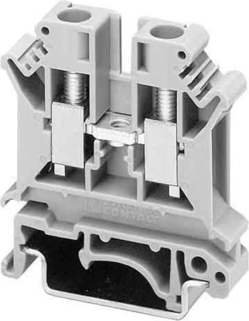 Bornier d'alimentation haute puissance 76A bloc de jonction gris UK 16 N