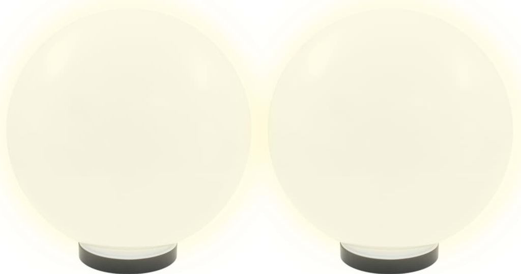 vidaXL LED zahradní světla 2 ks. Kulové 30 cm PMMA Obrázek produktu 