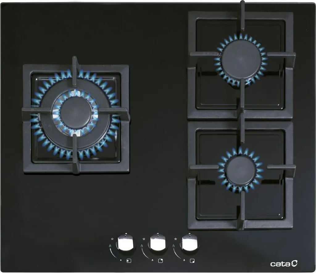 Table de cuisson à gaz Cata 08068405 60 cm - Plaque performante inox