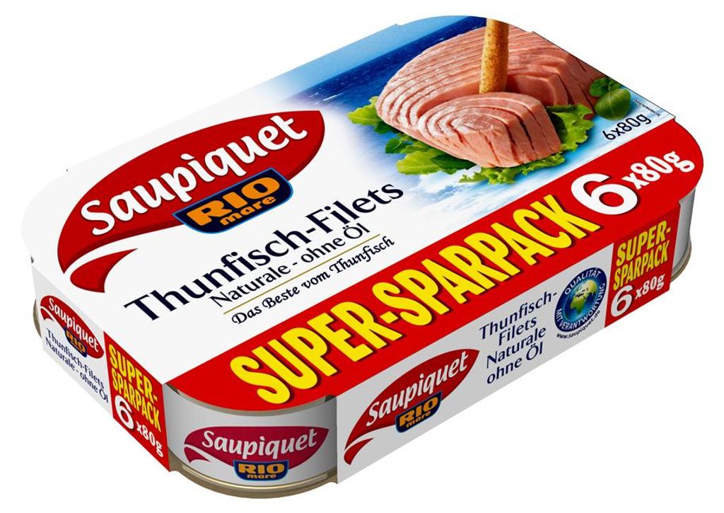Saupiquet Thunfisch Filets naturale ohne Öl im eigenen Saft Produktbild 