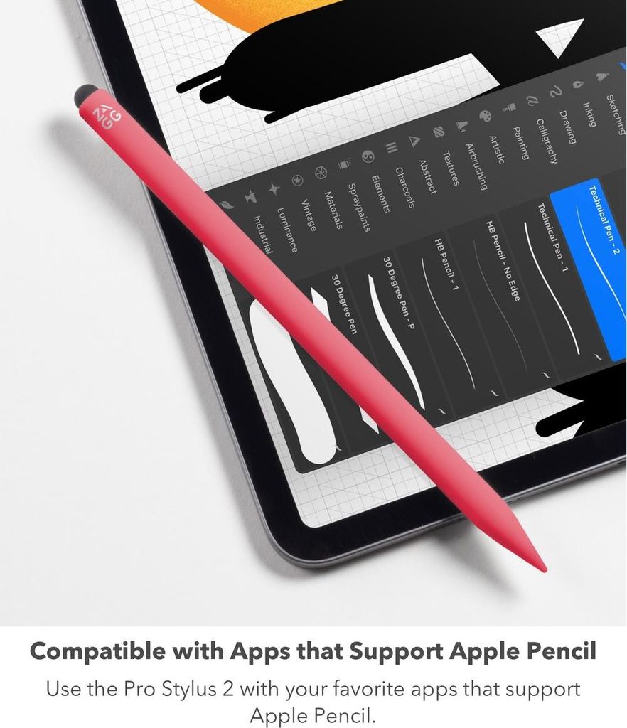 ZAGG Pro Stylus 2: Lápiz óptico activo, color rosa / Imagen del producto 