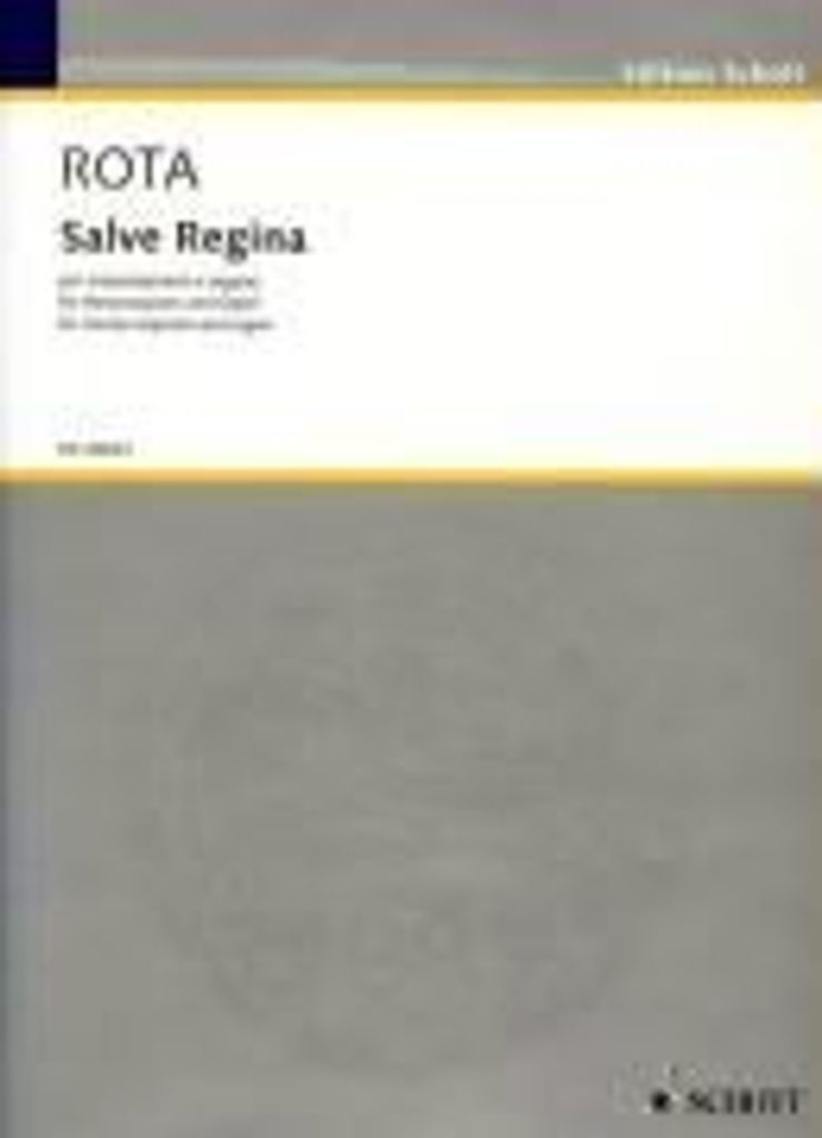 Salve Regina Mezzosopran und Orgel - Rota, Nino