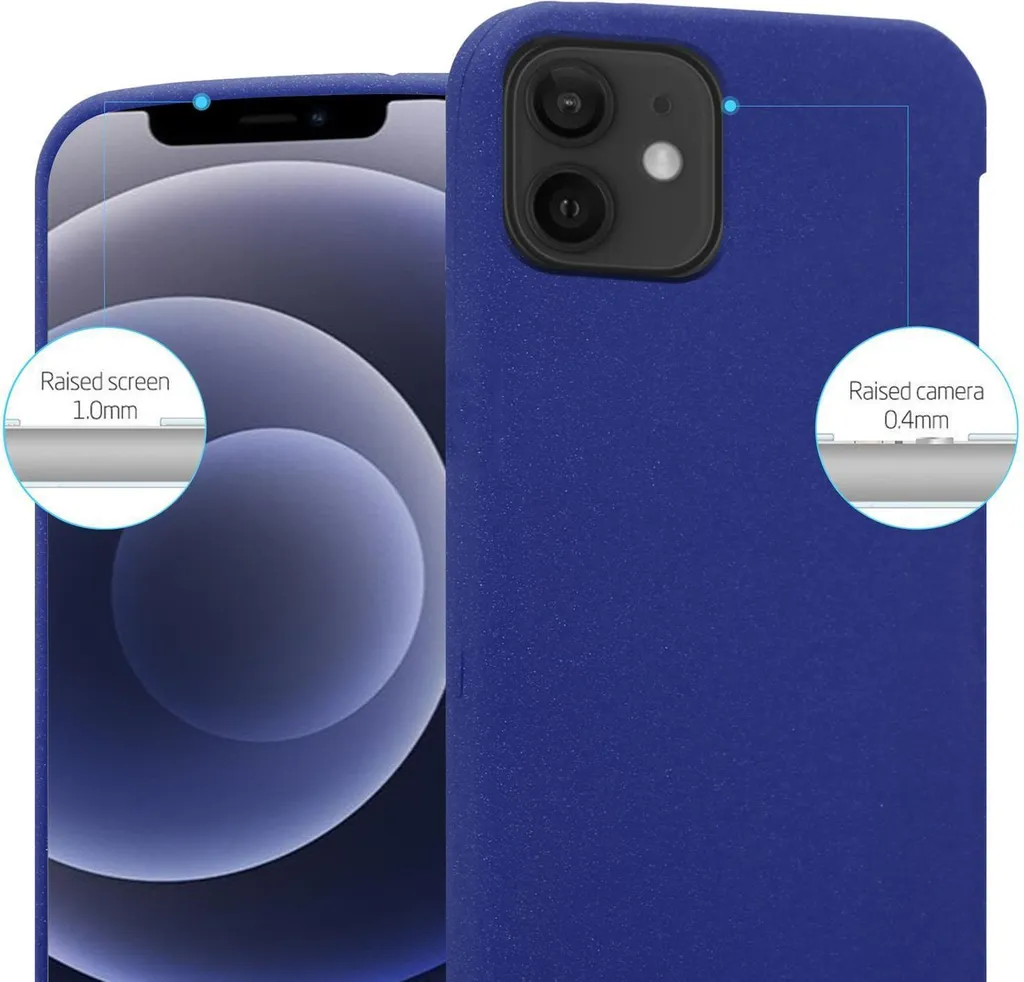 Custodia Antiurto Cadorabo iPhone 12 Pro Max - Blu Silicone TPU