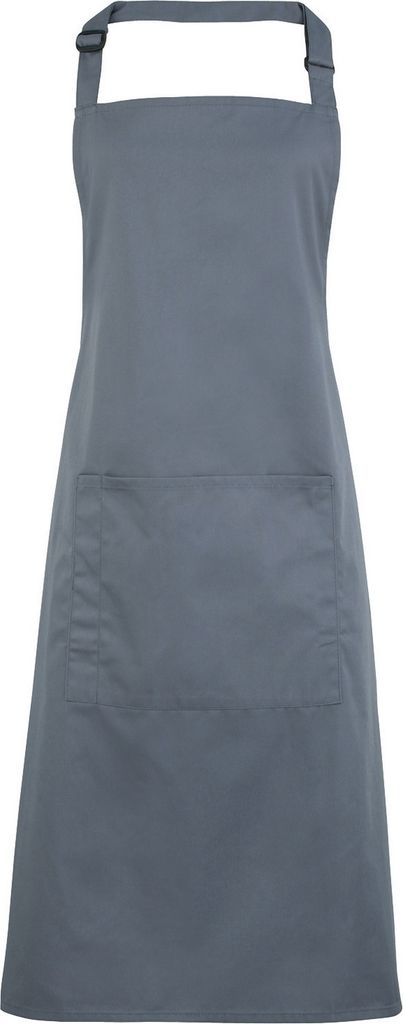 Premier Damen Schürze mit Tasche bunt (2 Stück/Packung) RW6788 (Einheitsgröße) (Stahl)