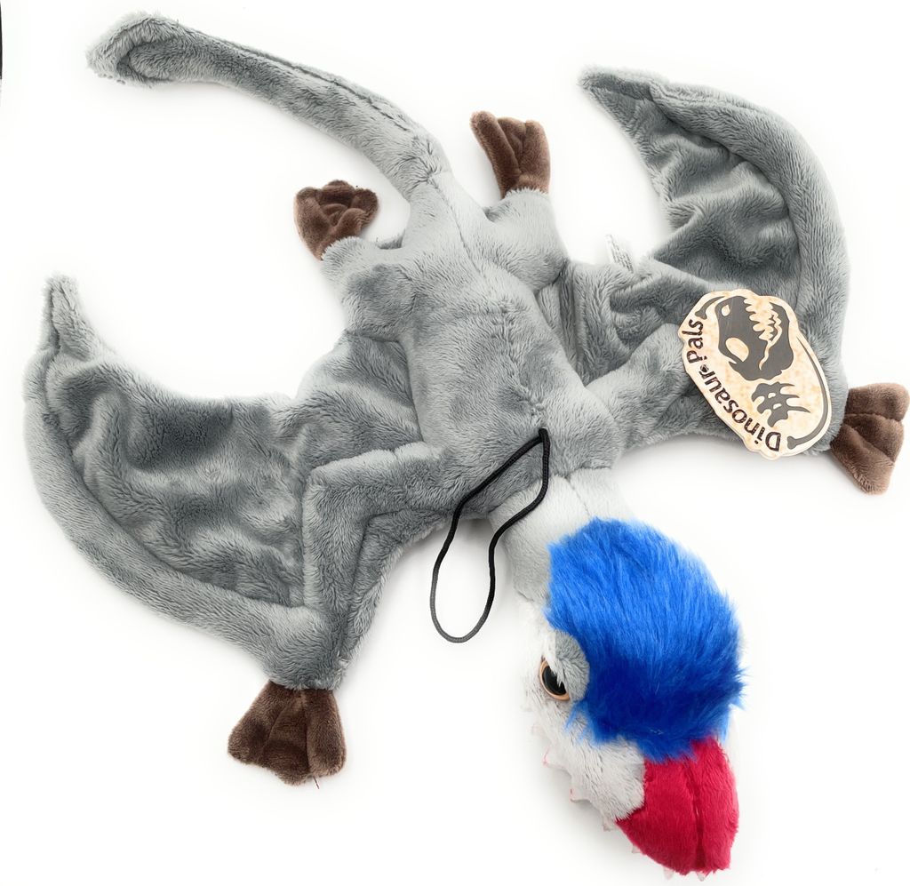 Onwomania Dimorphodon Dino Dinosaurier Flugsauerier Plüschtier Kuscheltier Stoff Tier 43cm Grau