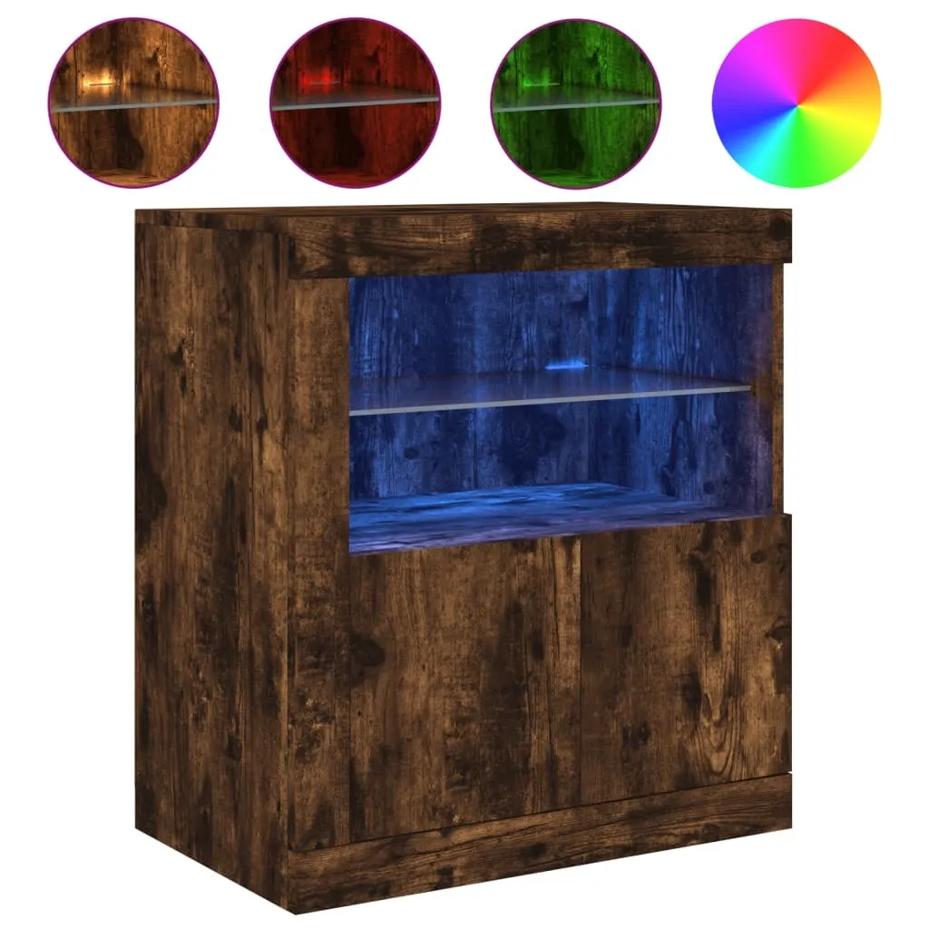 Sideboard LED SYFAX™ Rovere Fumo 67cm - Mobile Gaming & Living