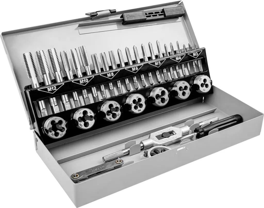 Mannesmann M53250-B Green Line: Set Taglio Filetti 32 Pezzi - 7