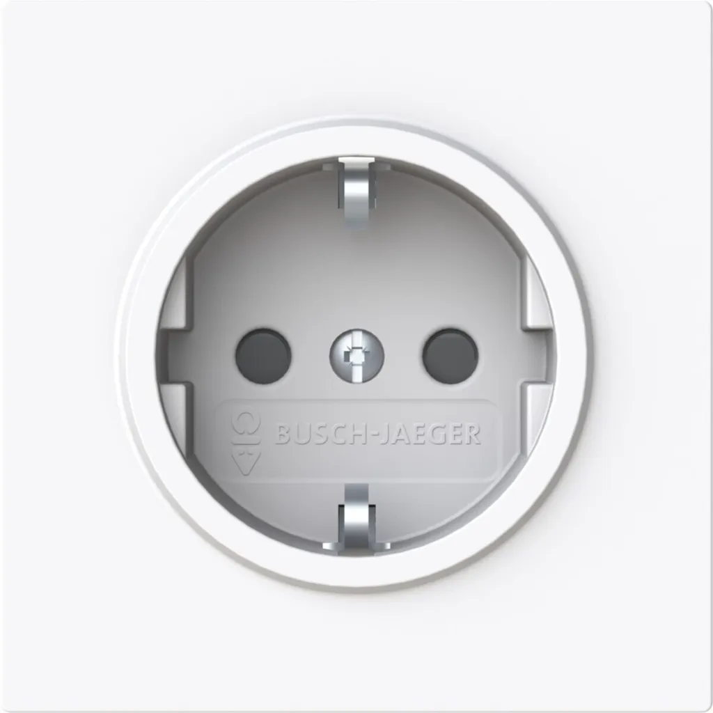 Sécurisez votre maison avec la prise Busch-Jaeger 20 EUCB-44G Safety+ 16A