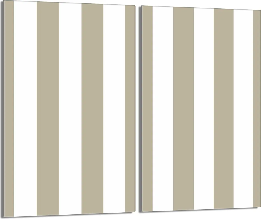 TMK | Set di coperture per fornelli, 2 x 40 x 52 cm, in vetroceramica