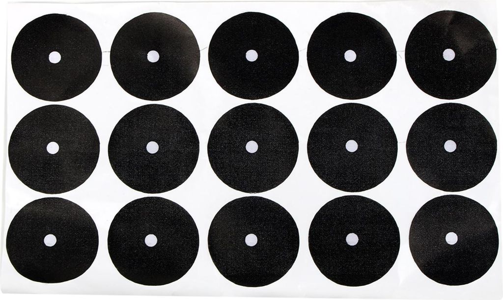 Billardkugel-Punktaufkleber, weiß, Kugelpositionierungszubehör (amerikanischer Punkt 35 mm)