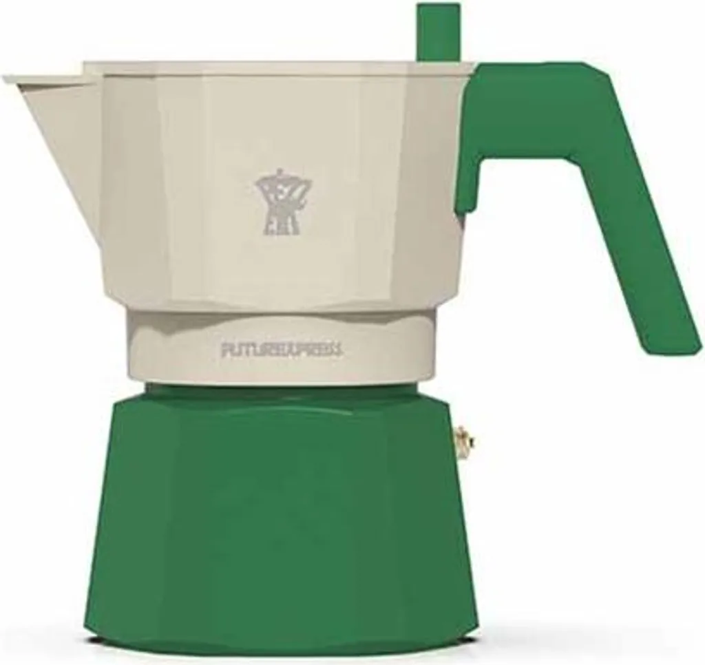 Kaffeemaschine für 6 Tassen, 18 x 9,8 x H 18,5 cm – Waldgrün – Futurexpress – Pezzetti