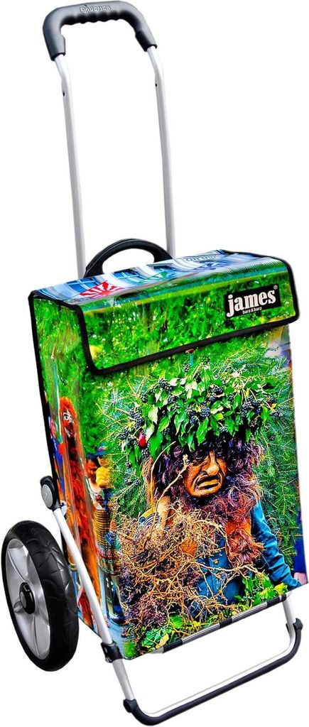 James Einkaufstrolley - VOGEL-GRYFF - stabiler Einkaufswagen mit individuellem Design - mehrfarbig: bunt in Ausführung: Royal-Leichtraeder