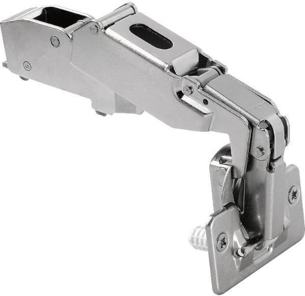BLUM CLIP top Weitwinkel Scharnier 170°, 9,5mm gekröpft mit Feder, Einpressen