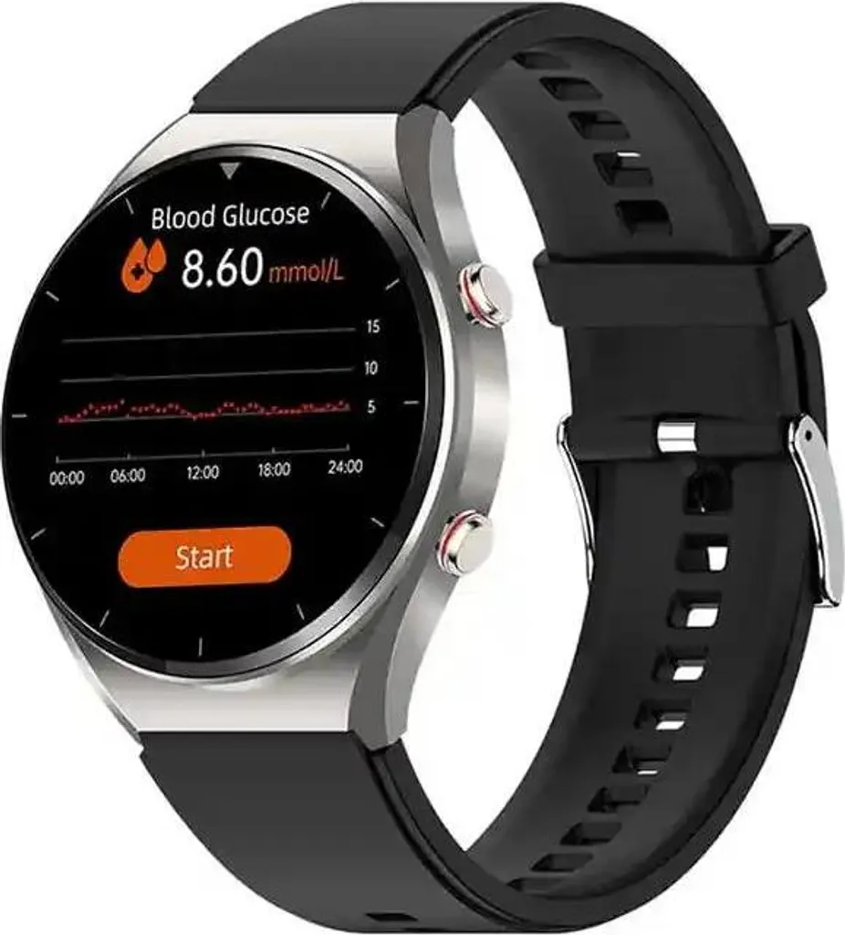 Montre de Sport Connectée SilverElite Lux pour Fitness et Suivi d'Activité