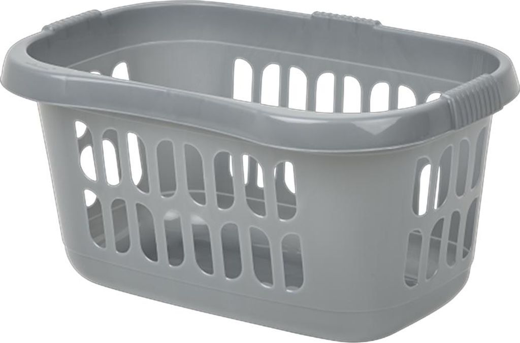Casa Hipster Wäschekorb Silber WI1513 (One Size) (One Colour)