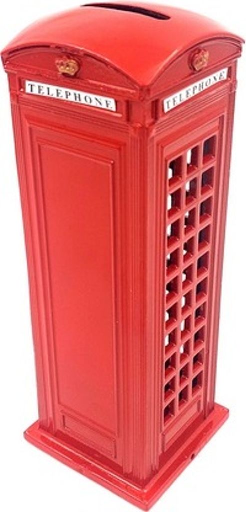 Dekofigur - Telefonzelle - Geldkassette