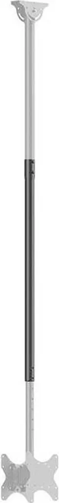 Support TV Sol sans perçage 2 Écrans 23-43 pouces Hauteur 156cm Noir - 10