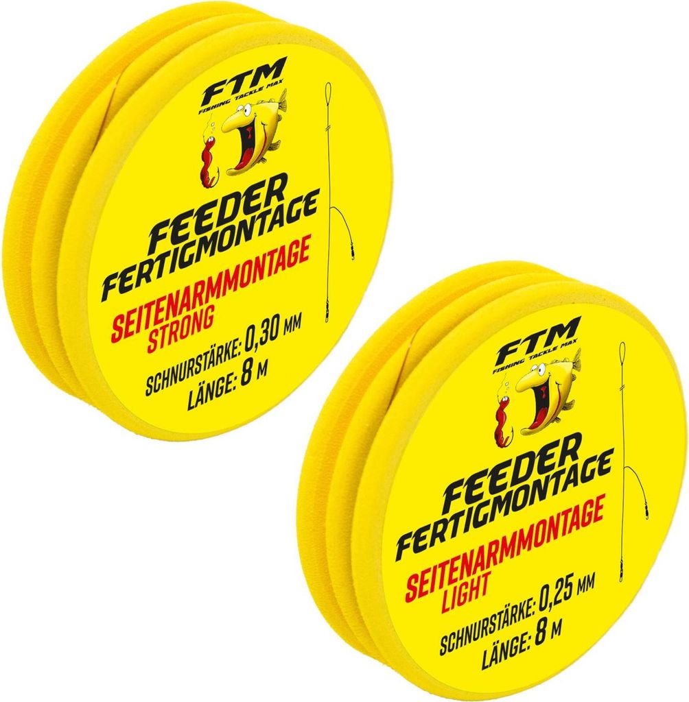 FTM Seitenarmmontage 8m - Feedermontage, Durchmesser/Tragkraft:0.30mm / 6.1kg