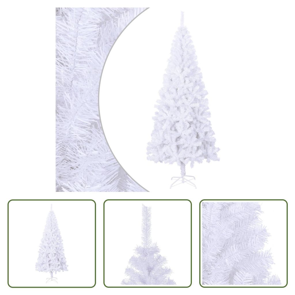 The Living Store Künstlicher Weihnachtsbaum mit Ständer 180 cm 620 Zweige