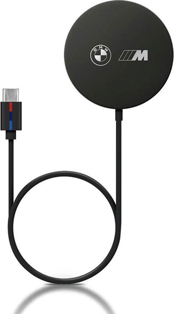 BMW Ladegerät Schwarz, 15W Induktiv, MagSafe, M Edition, Produktbild 