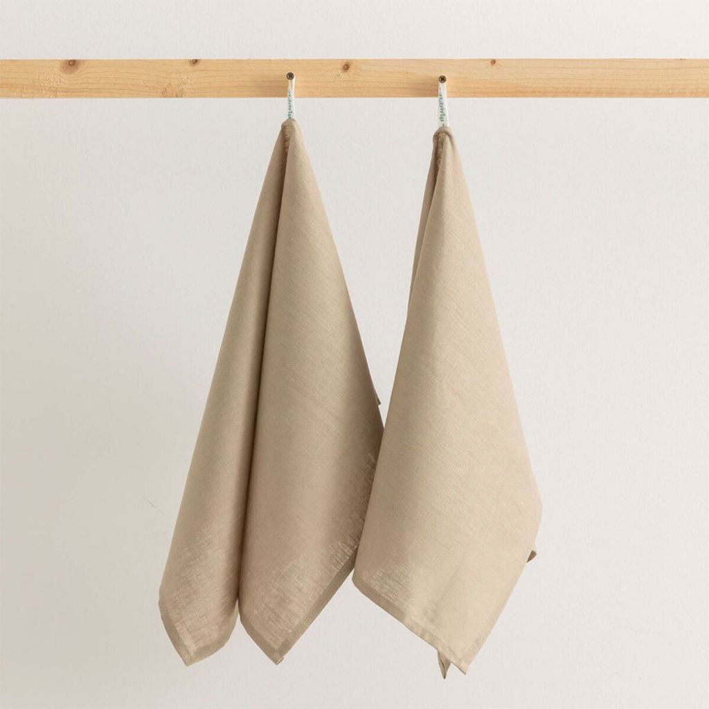 Belum 2 Pack 2 Küchentücher Maschinenwaschbar 100% Leinen 2 Pack Küchentücher 45x70 Leinen 100% Leinen 2 Pack Küchentücher Wiederverwendbar (...