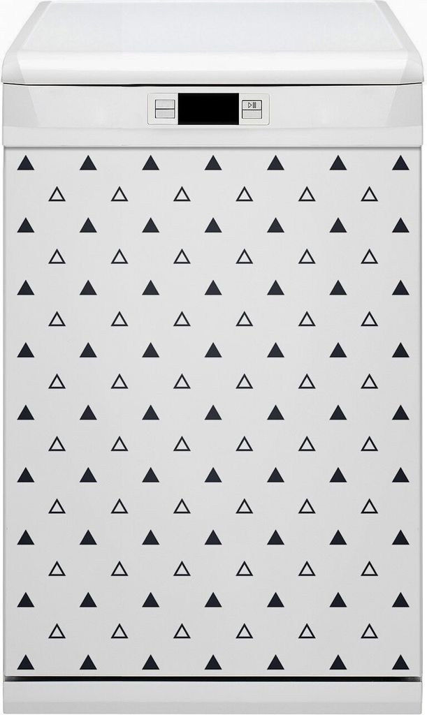 Magnet für Spülmaschine Abwaschbar 45x80 cm Magnet für Spülmaschine Magnetmatte Nachbildung - Dreiecke