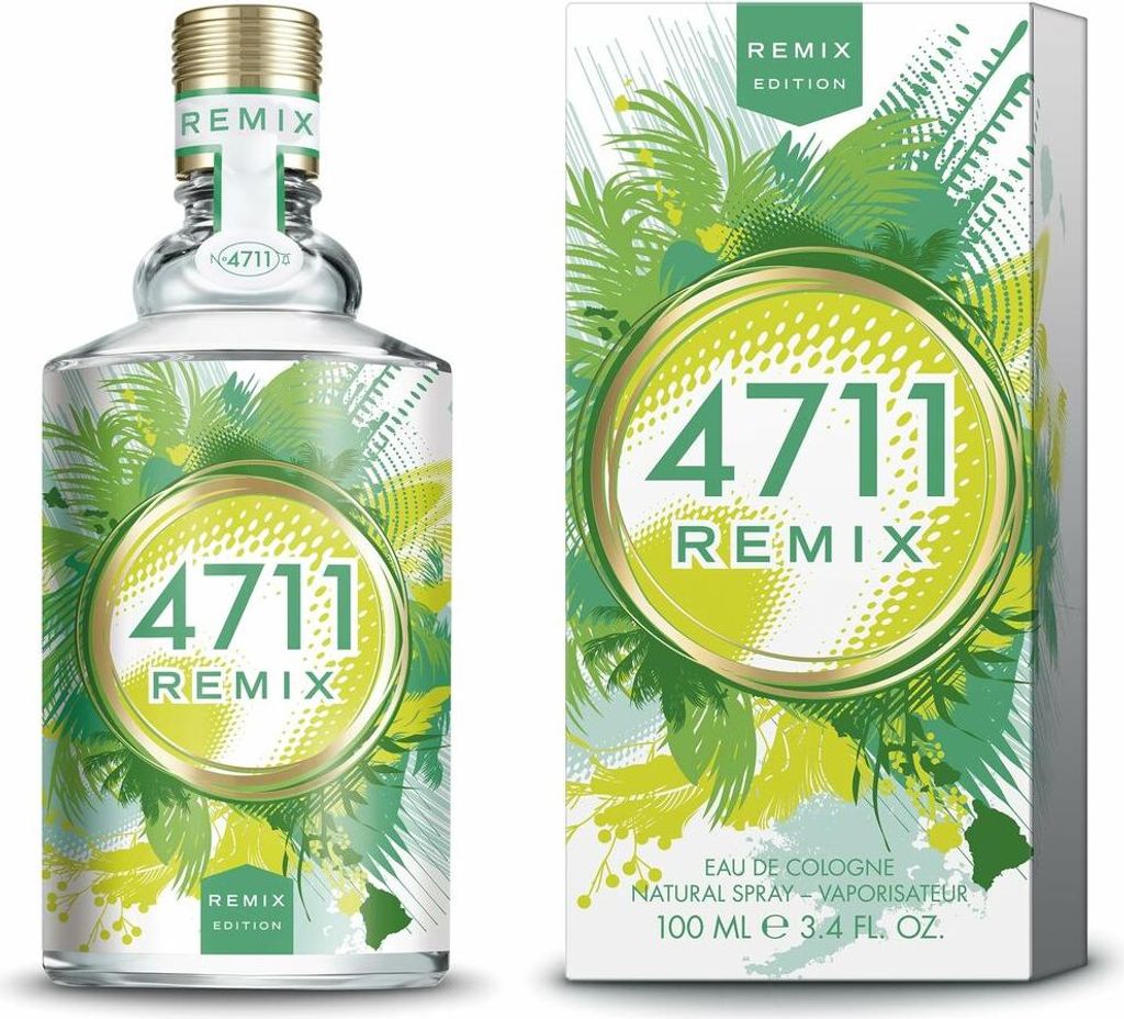 4711 Remix Green Oasis Eau de Cologne Spray 100ml Produktbild 