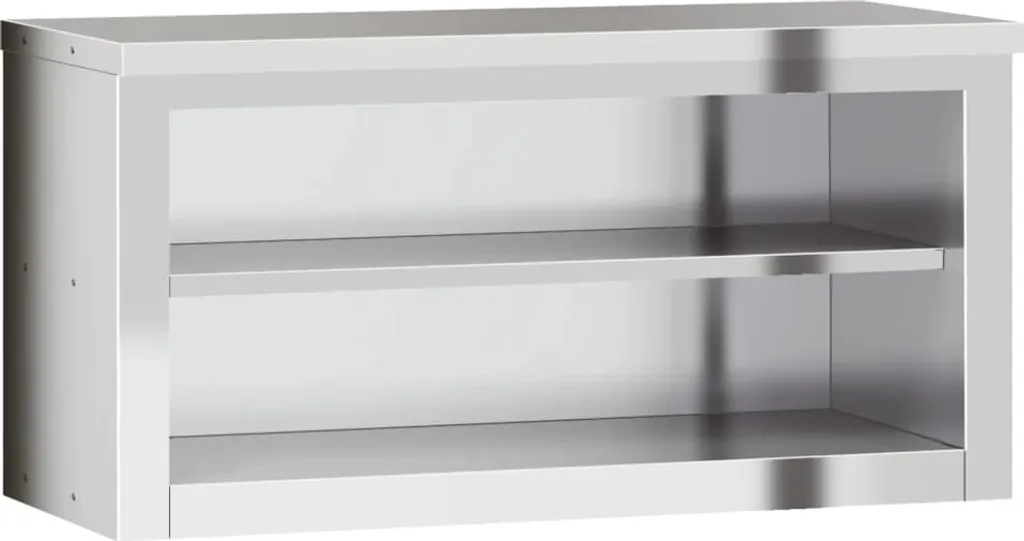 Armoire murale cuisine inox : fini le désordre avec l'étagère interne