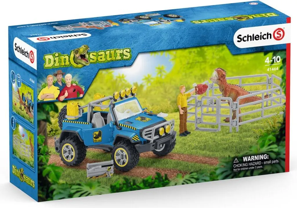 Kit Aventure Dinosaures Schleich 41464 pour Enfants Passionnés de 4x4