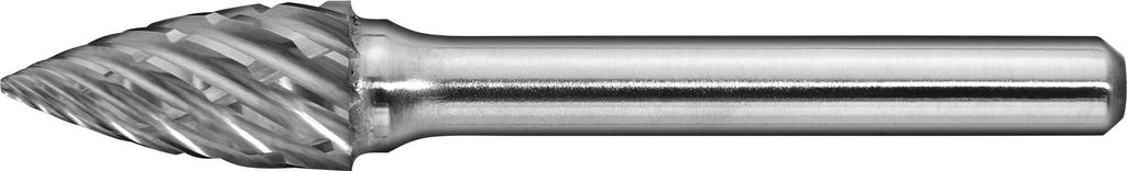 Frässtift SPG Special Steel D.8mm Kopf-L.20mm Schaft-D.6mm HM Verz.Kreuz PROMAT