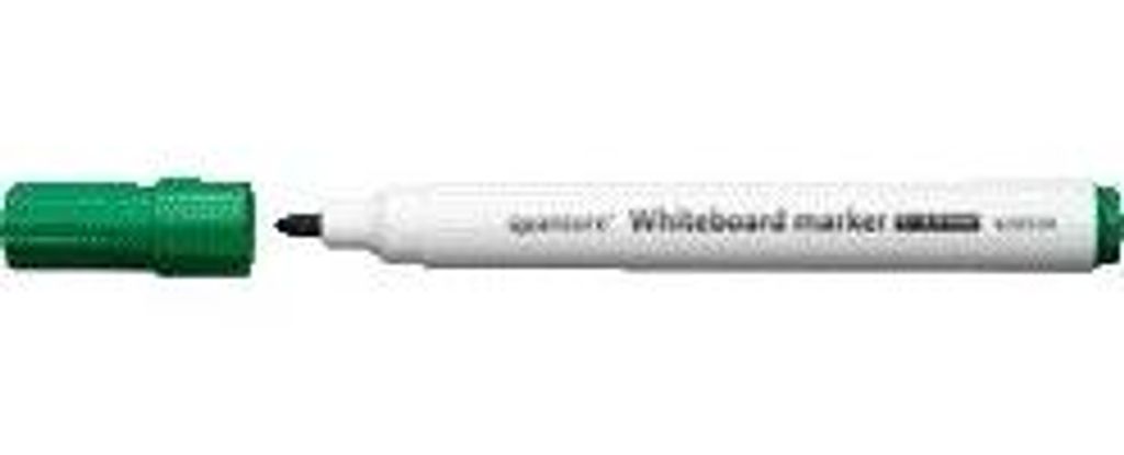 Quantore - Whiteboard-Marker rund 1-1,5 mm grün | 10 Stück