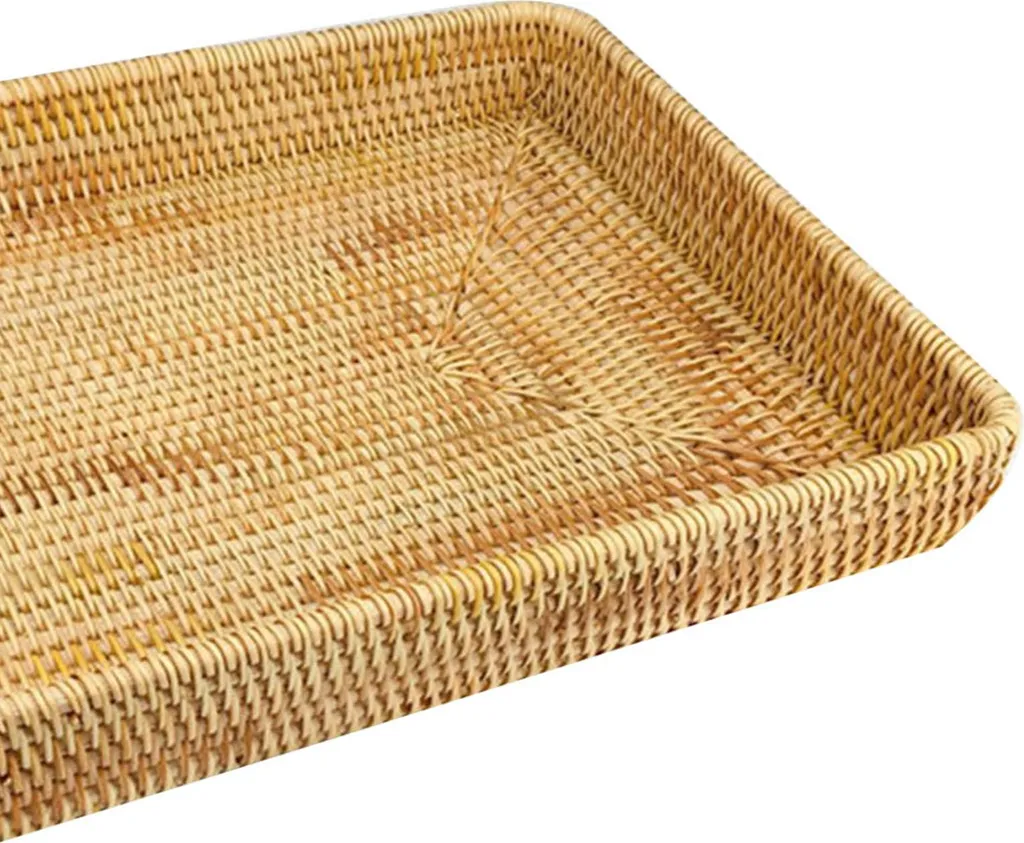 Plateau en rotin : la solution de rangement pour une table ordonnée - 6