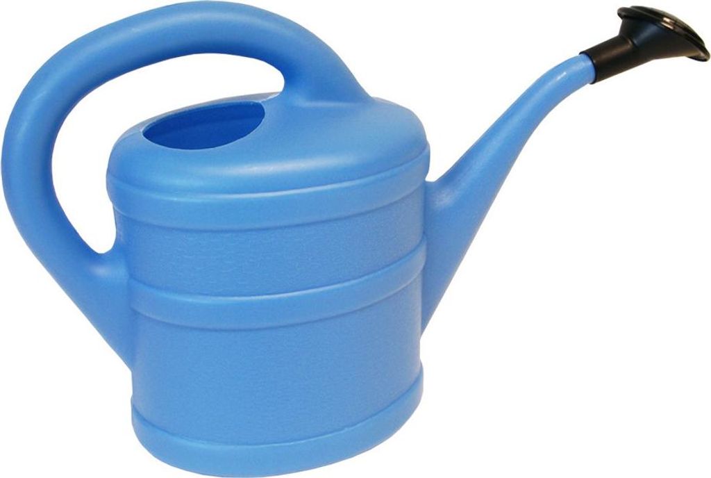 Plastikowy czajniczek z różą, jasnoniebieski 1l Zdjęcie produktu 