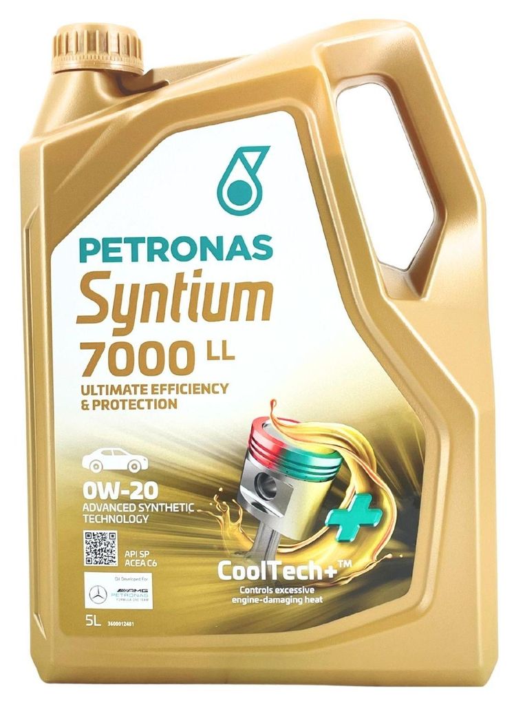 PETRONAS SYNTIUM 7000 LL für 0W-20 5 Liter Motoröl Produktbild 