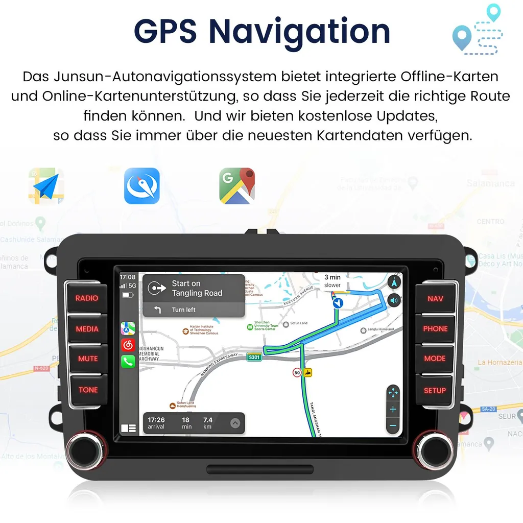 Système de Navigation Android VW Polo et Golf 6 avec WiFi et Bluetooth - 8