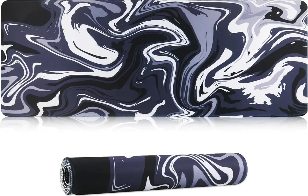 HoYiXi Tapis de Souris Gaming XXL 800x300mm Noir en Caoutchouc Antidérapant
