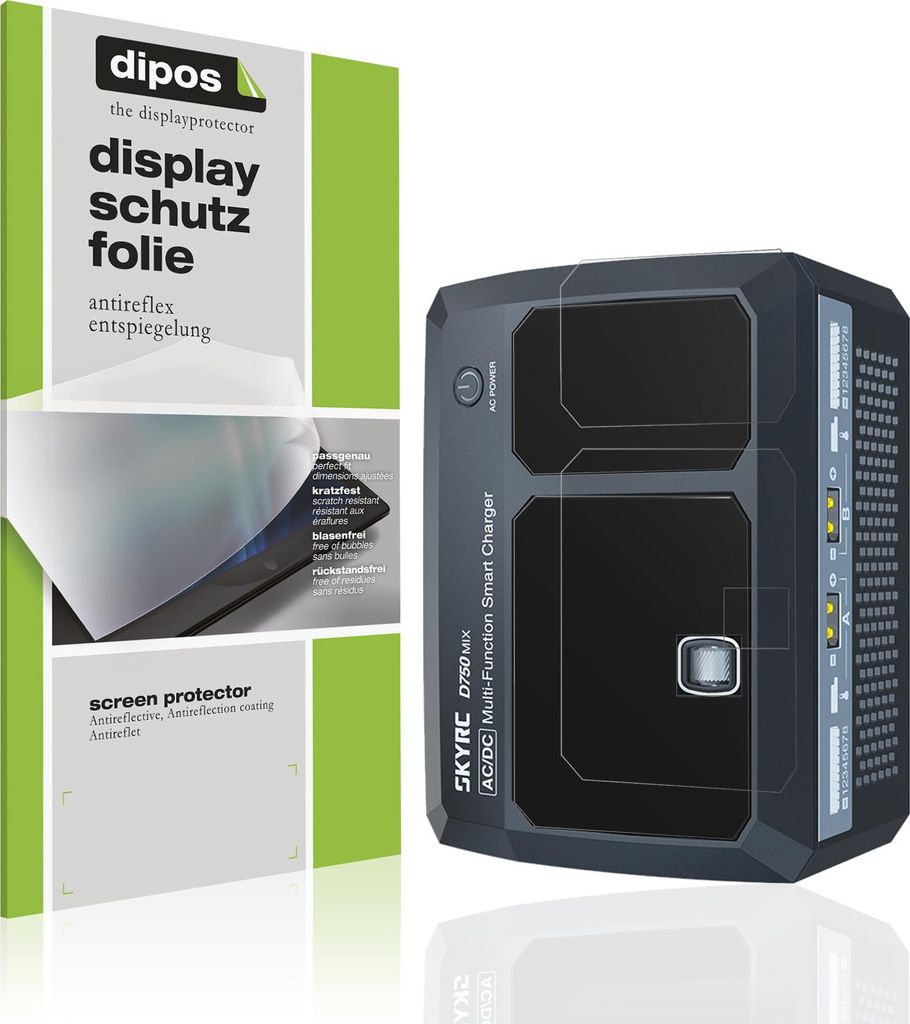 2x Schutzfolie für SKyRc D750 matt Displayschutzfolie Folie Display Schutz dipos