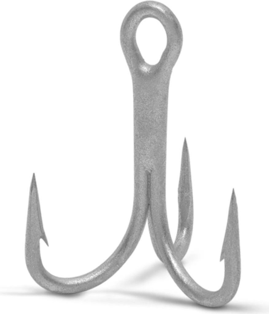 VMC 9626 O'Shaughnessy 2X-Strong X-Short Treble Hook - Drillingshaken, Größe/Packungsinhalt:Gr. 5/0 / 5 Stück