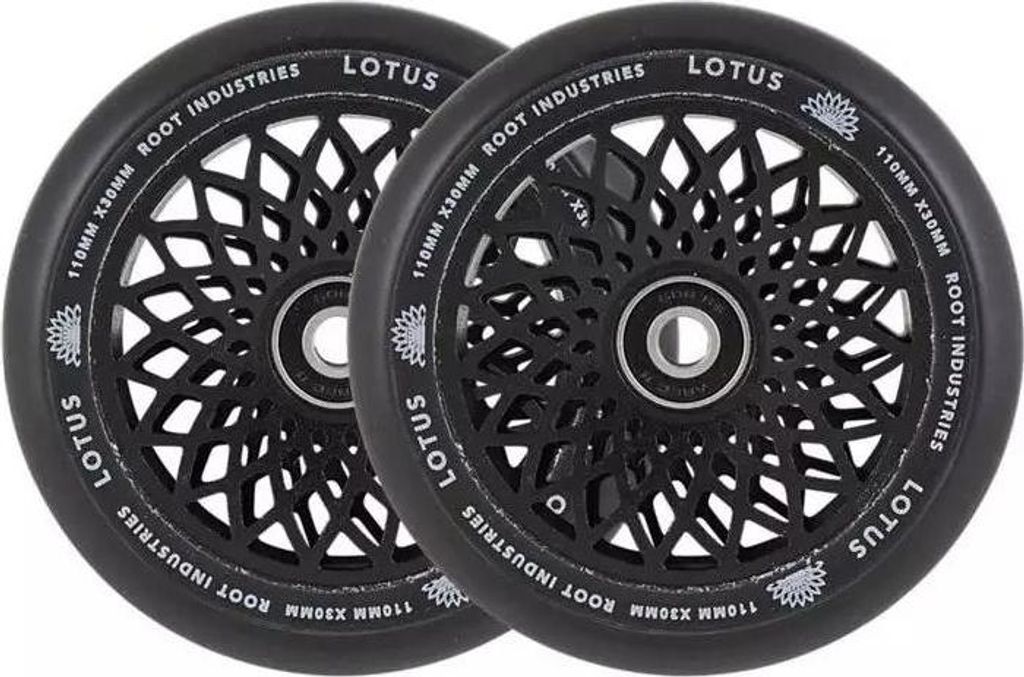 Root Lotus Felgen, 30 mm breit, schwarz, 120 mm