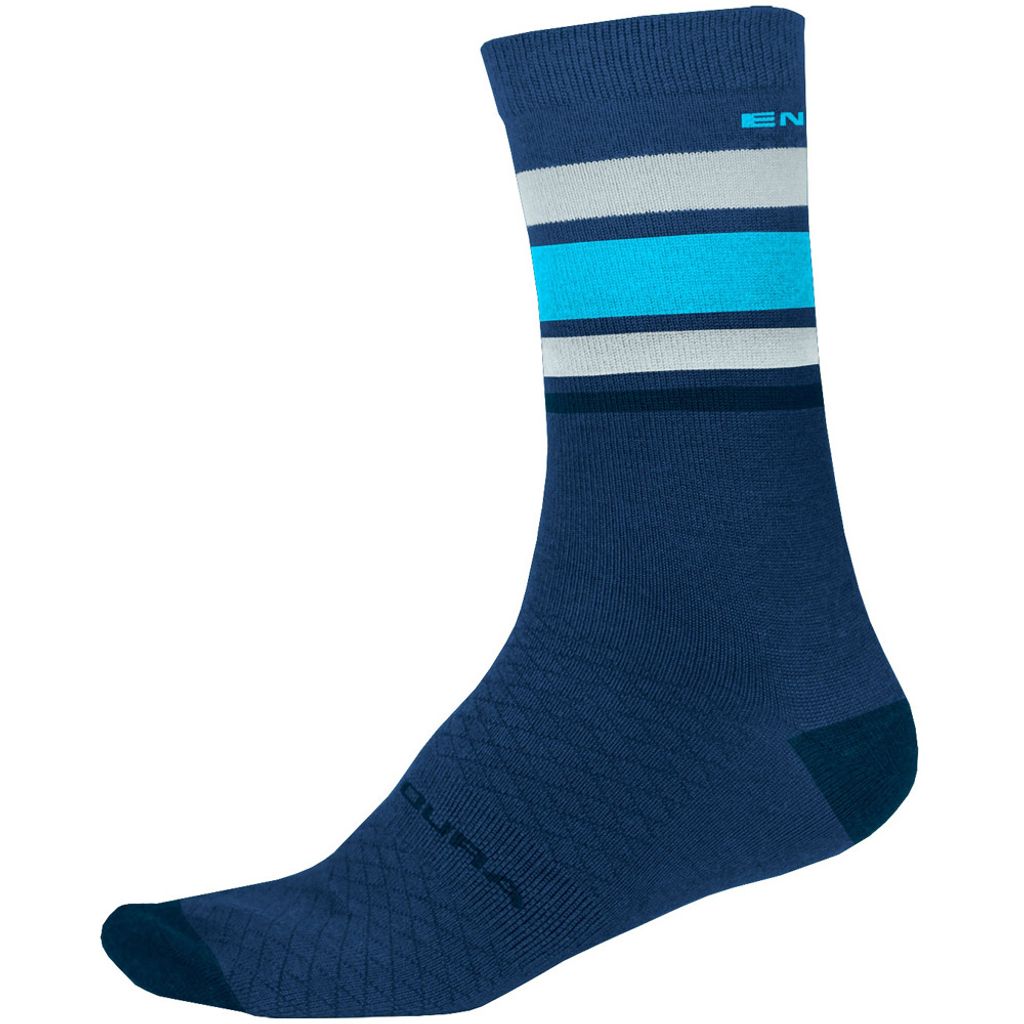 Endura Merino Stripe Socken 1 Paar Heidelbeere größe L-XL (42,5-47) E1234BB/L-XL