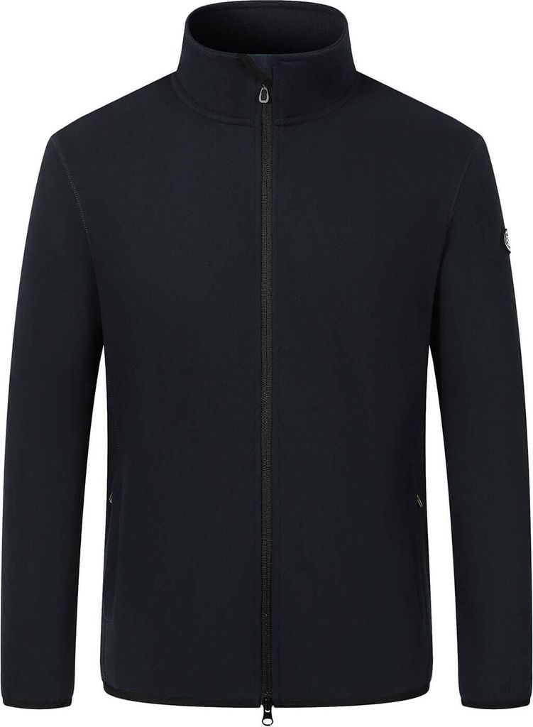 Blue Wave Unisex Sweatjacke Sam mit Stehkragen - Freizeitjacke für Sie und Ihn in Marine Größe 5XL