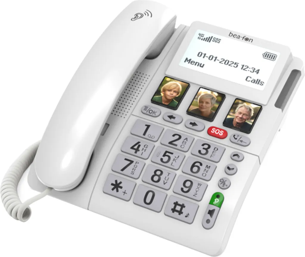 Évitez les Appels Indésirables avec le Téléphone Bea-fon ML10 LTE Blanc