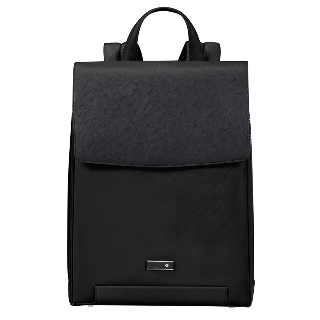 Sac à Dos Ordinateur Femme Samsonite Zalia 3.0 Noir 14.1" avec Rabat Chic
