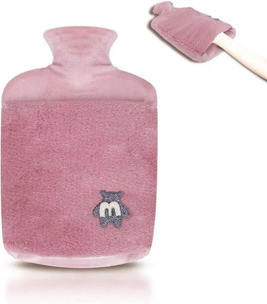 Bouillotte 2L sans eau avec rembourrage en bois de haricot naturelle