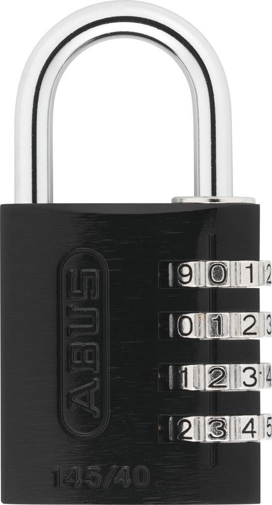 Lucchetto a combinazione 145-40 mm nero Immagine del prodotto 