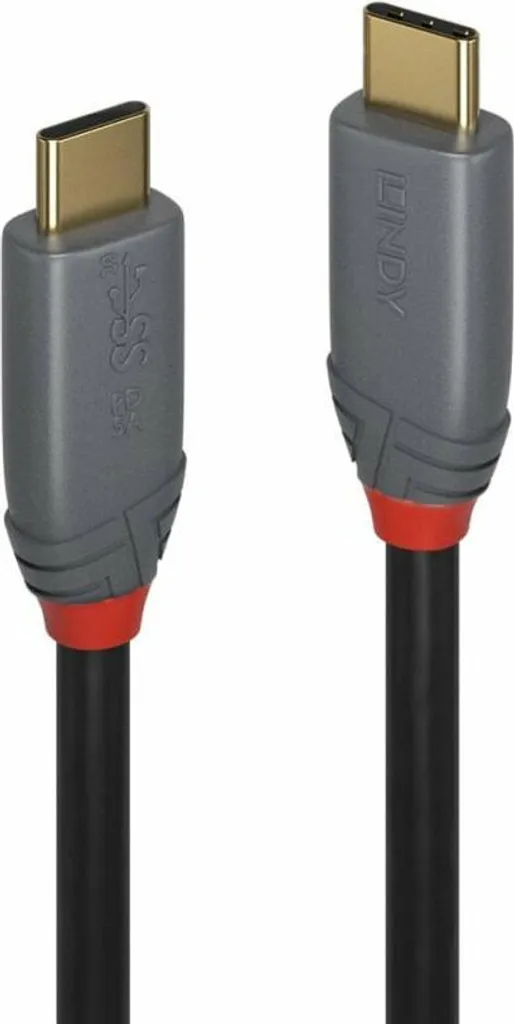LINDY Cavo USB 3.2 Tipo C 2m Anthra Line 100W PD 20Gbps | Professionale