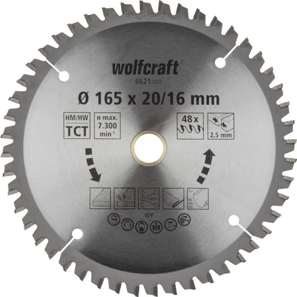 Évitez les éclats de bois avec la lame Wolfcraft 6621000 pour coupes fines