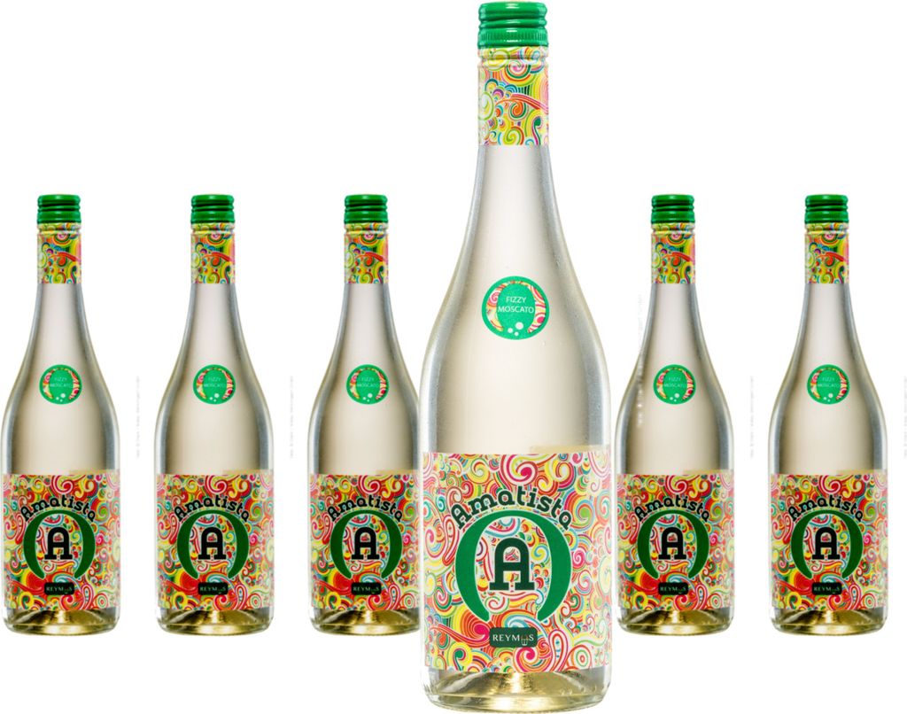 6 x Anecoop Bodegas Amatista Moscato Blanco Frizzante