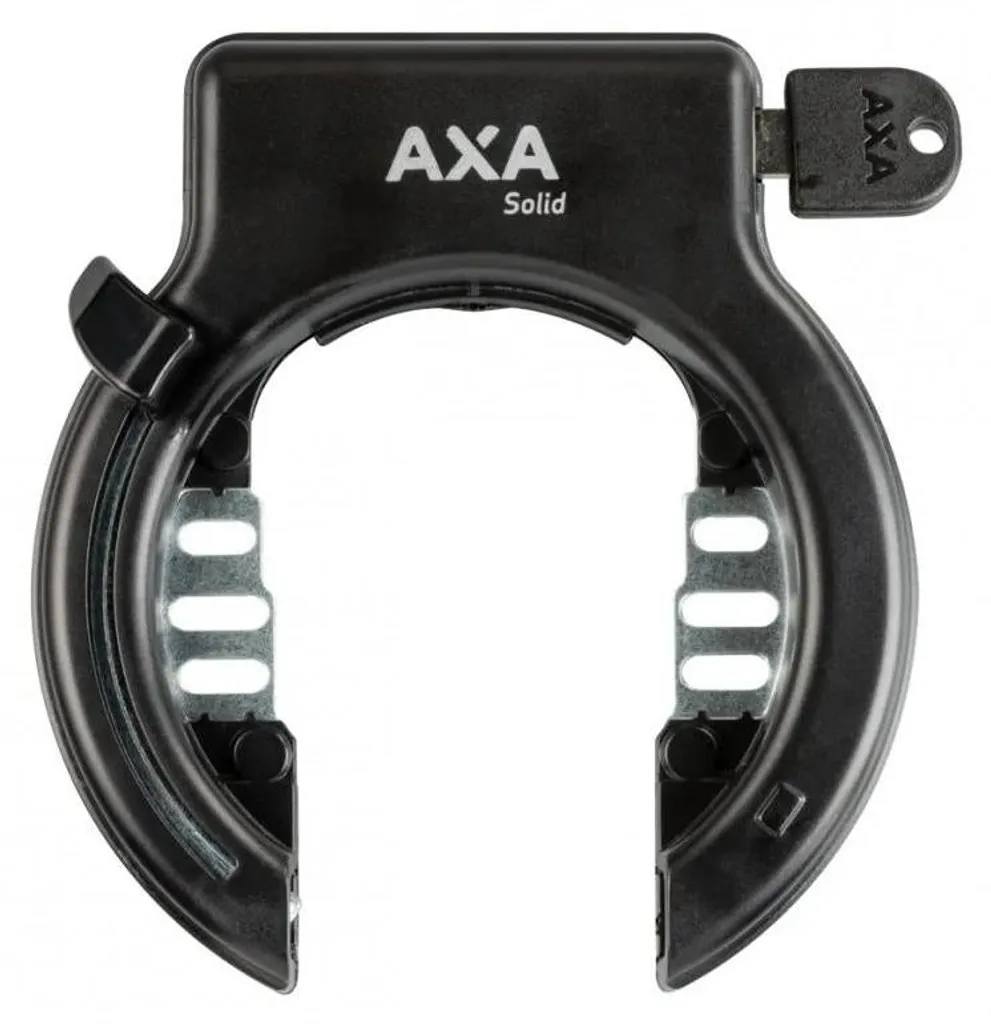 Antivol de cadre de vélo AXA Solid rétractable noir à clé amovible